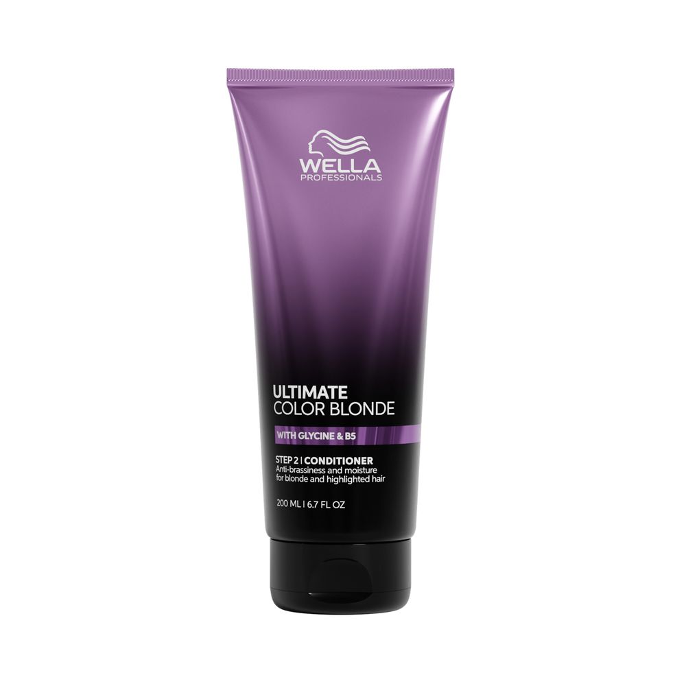 Balsam Hidratant pentru Par Blond si Decolorat de Protectie Impotriva Ruperii - Wella Professionals Ultimate Color Blonde Conditioner, 200 ml