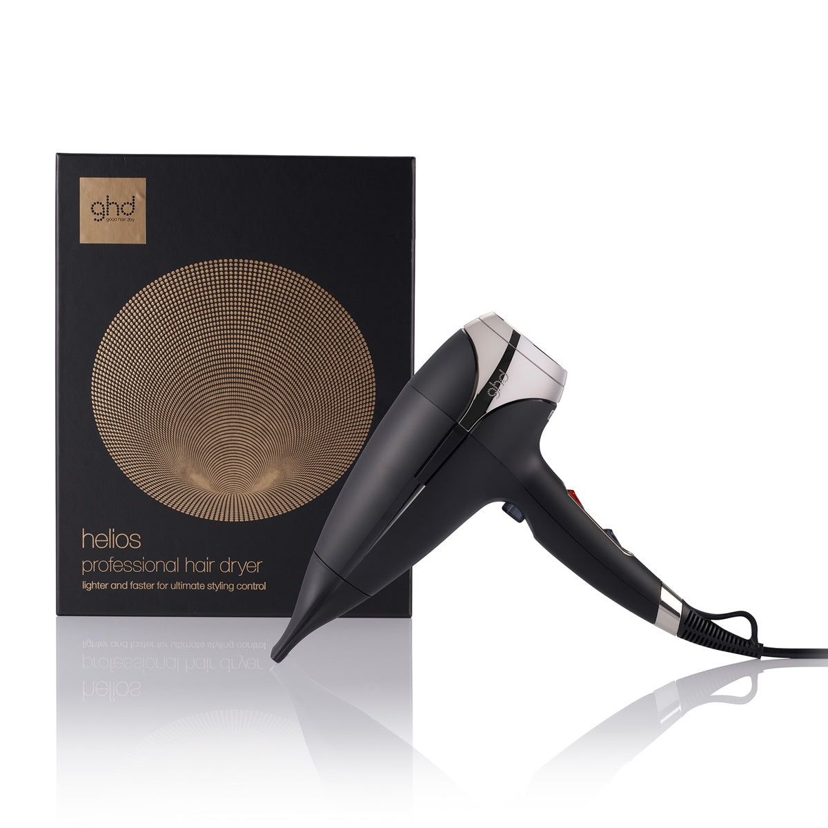 Uscator de par profesional GHD Helios, Negru