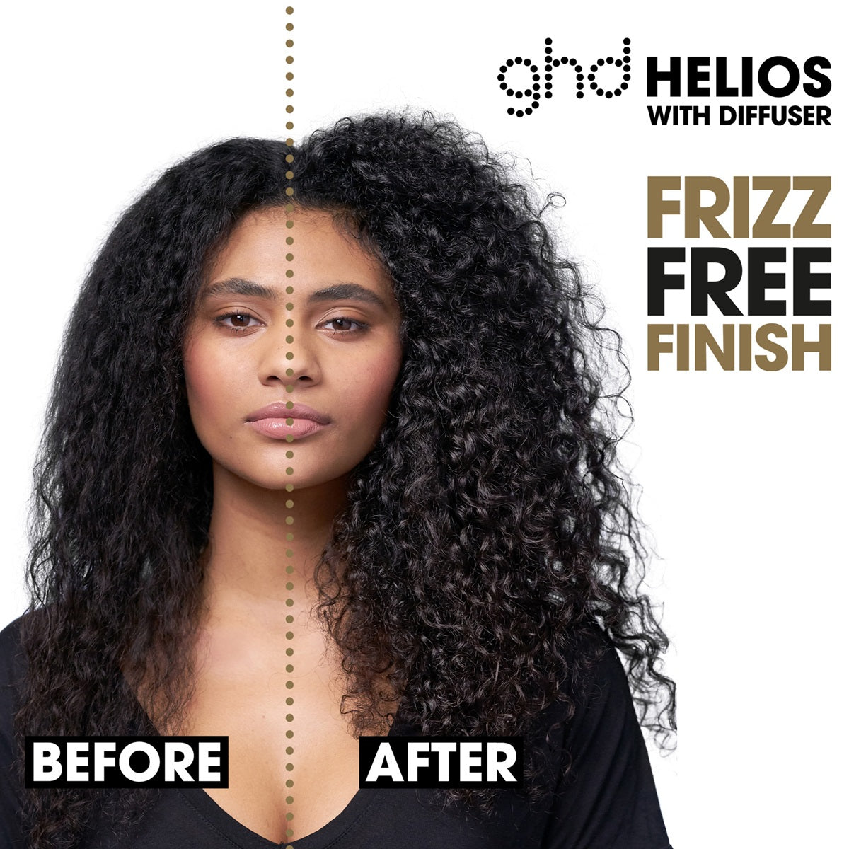 Uscator de par profesional GHD Helios, Negru