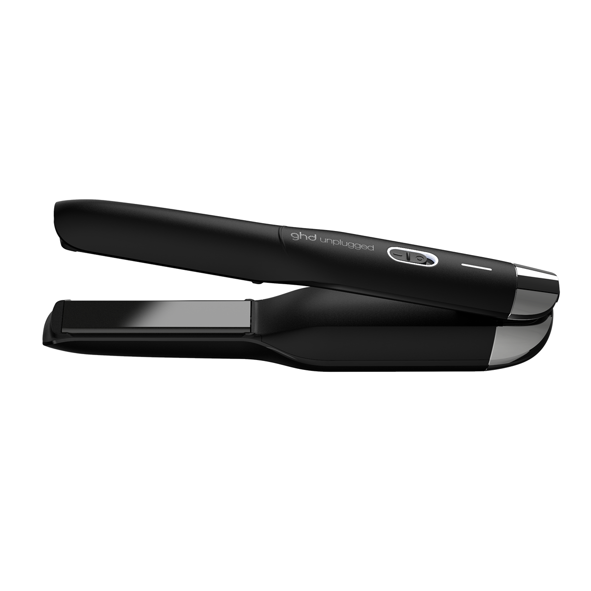 Placa de par profesionala fara fir cu tehnologie Hybrid Co-Lithium GHD Unplugged, Negru