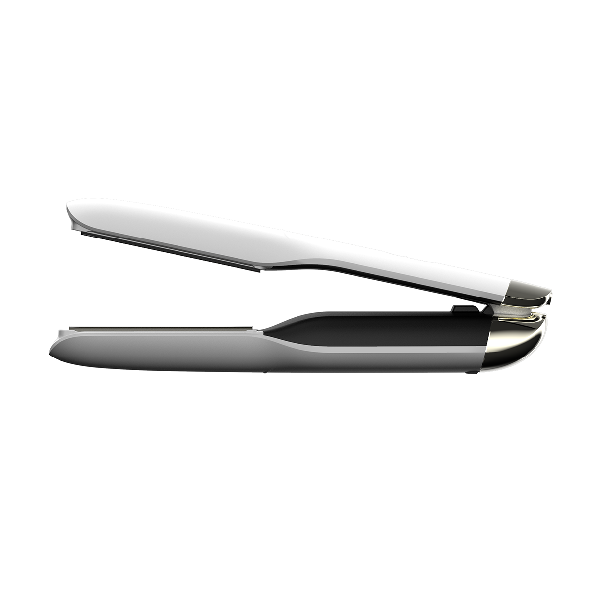 Placa de par profesionala fara fir cu tehnologie Hybrid Co-Lithium GHD Unplugged, Alb