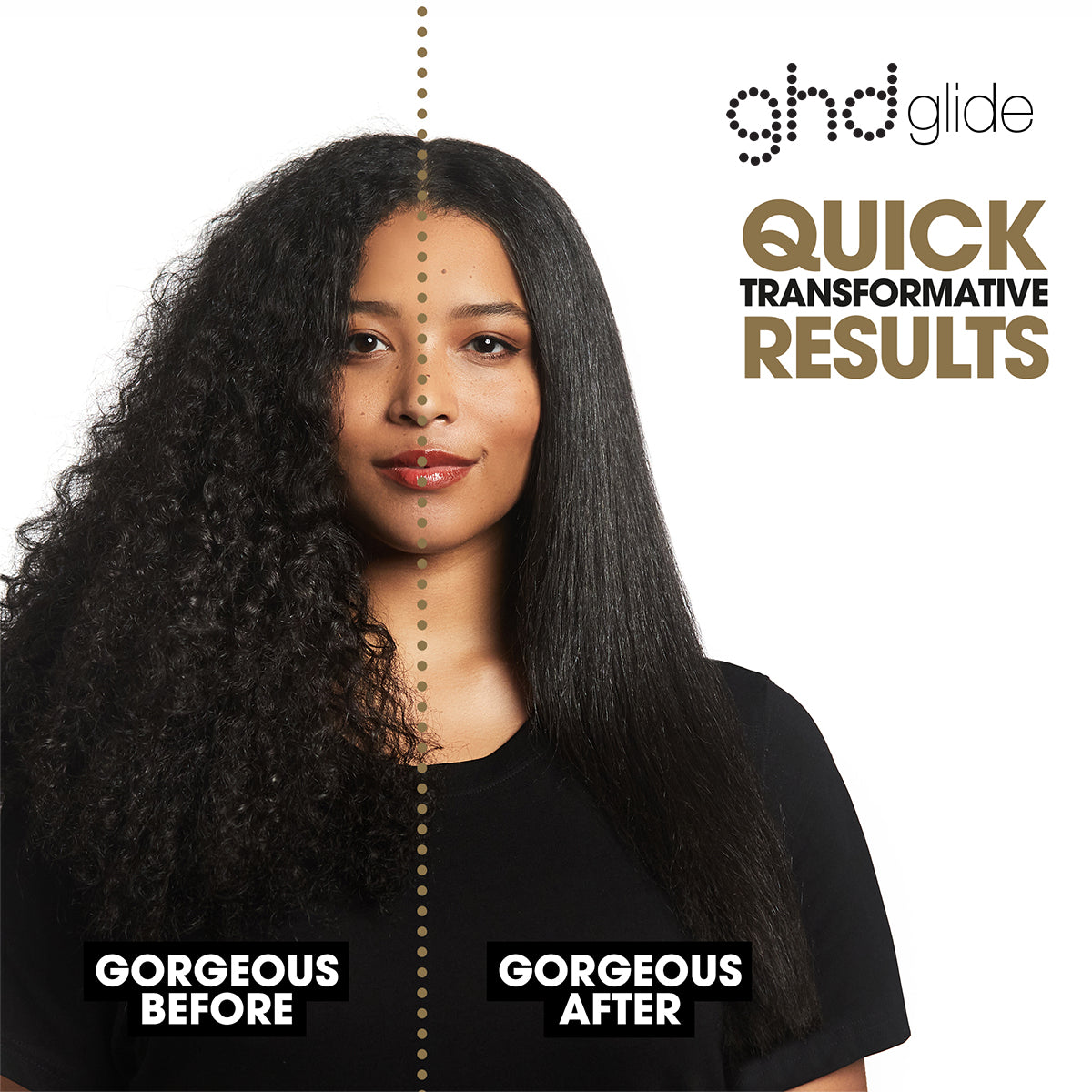 Perie de par profesionala pentru netezire rapida si efect anti-frizz GHD Glide Smoothing Hot Brush