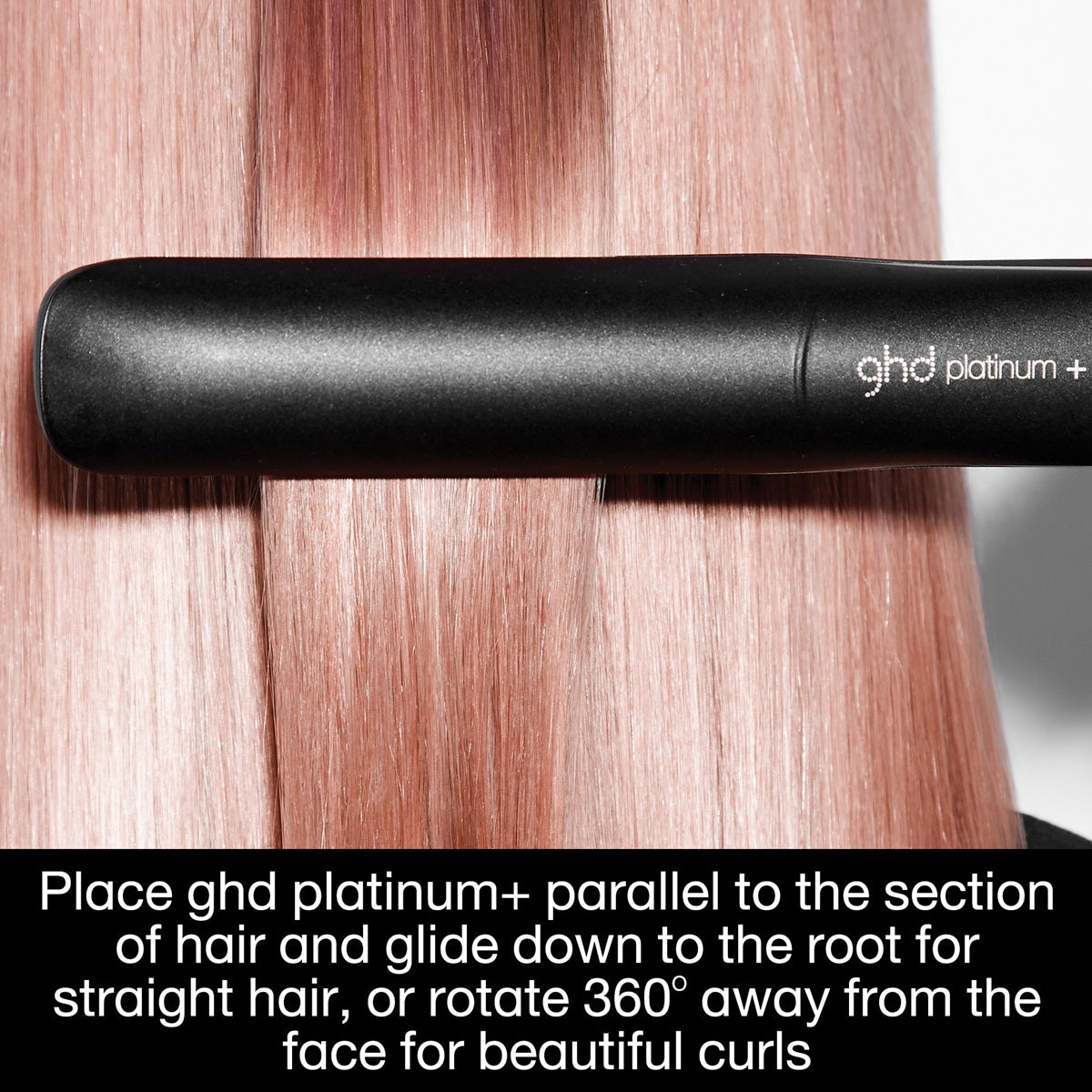 Placa de Par Profesionala GHD Platinum Plus Straightener Black cu Tehnologia Ultra-Zone