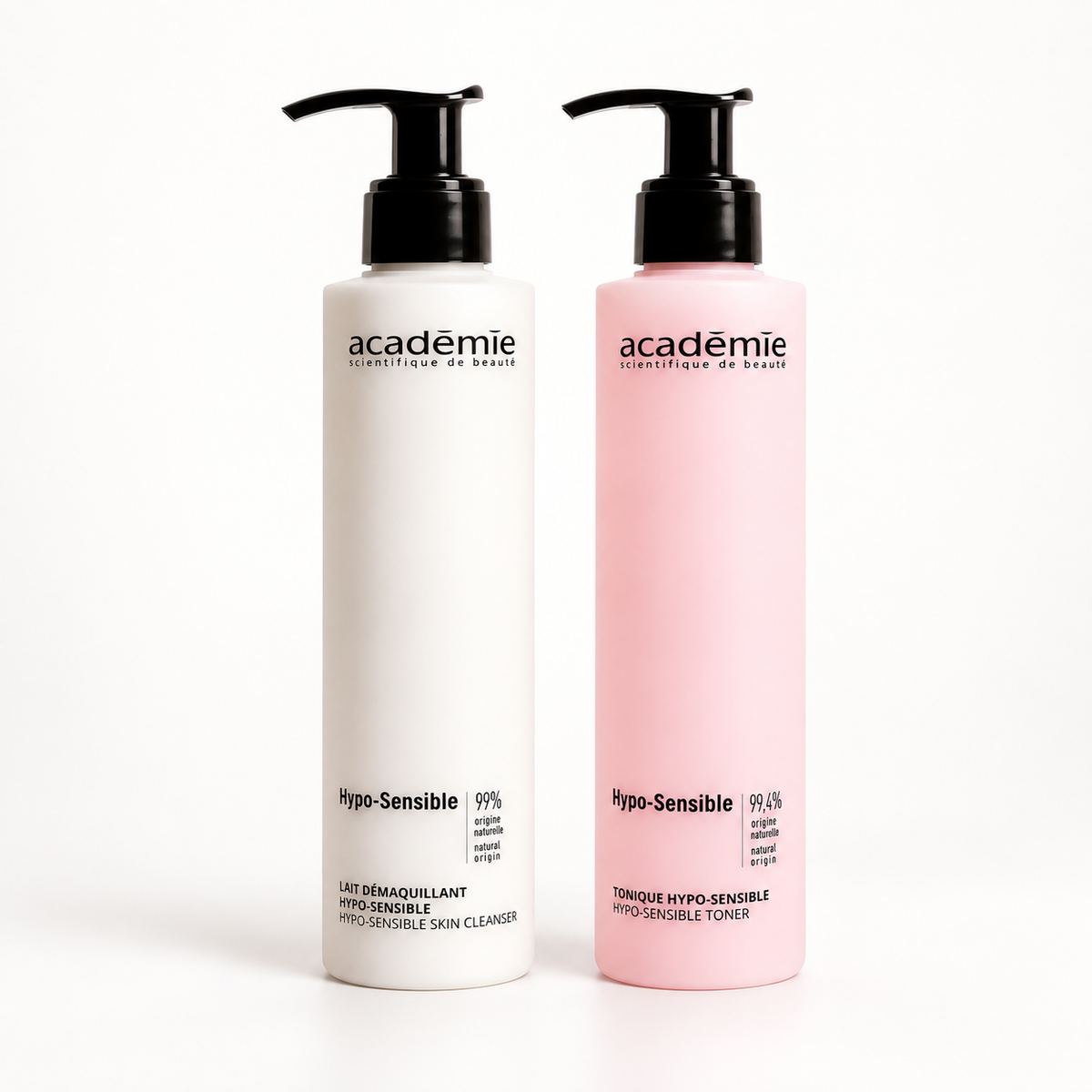 Set Académie Hypo-Sensible – Lapte demachiant 200 ml + Loțiune tonică 200 ml