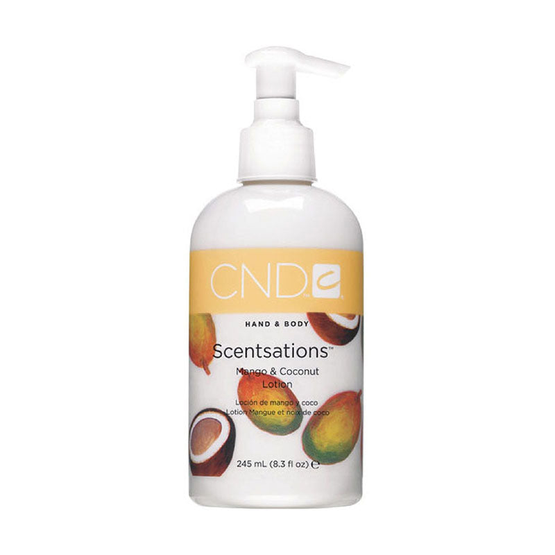 Lotiune hidratanta CND Scentsations Mango & Coconut pentru maini 245 ml