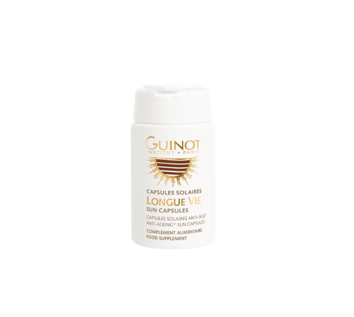 Capsule pentru accelerare bronz Guinot Longue Vie Capsules Solaires AntiAge 30buc