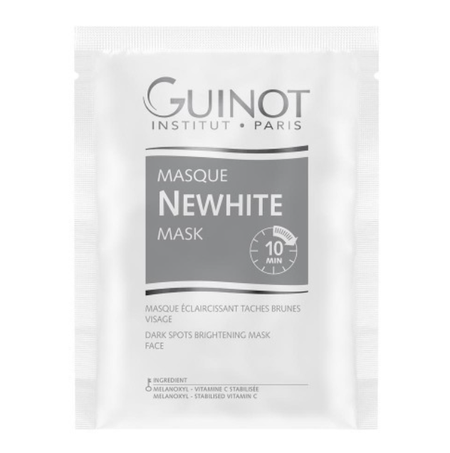 Masca Guinot Newhite cu efect de luminozitate - 7 x 30 ml
