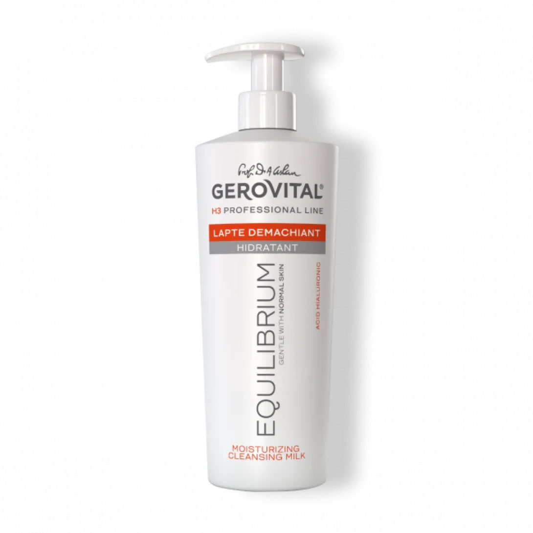 Lapte demachiant hidratant Gerovital Equilibrium 500 ml