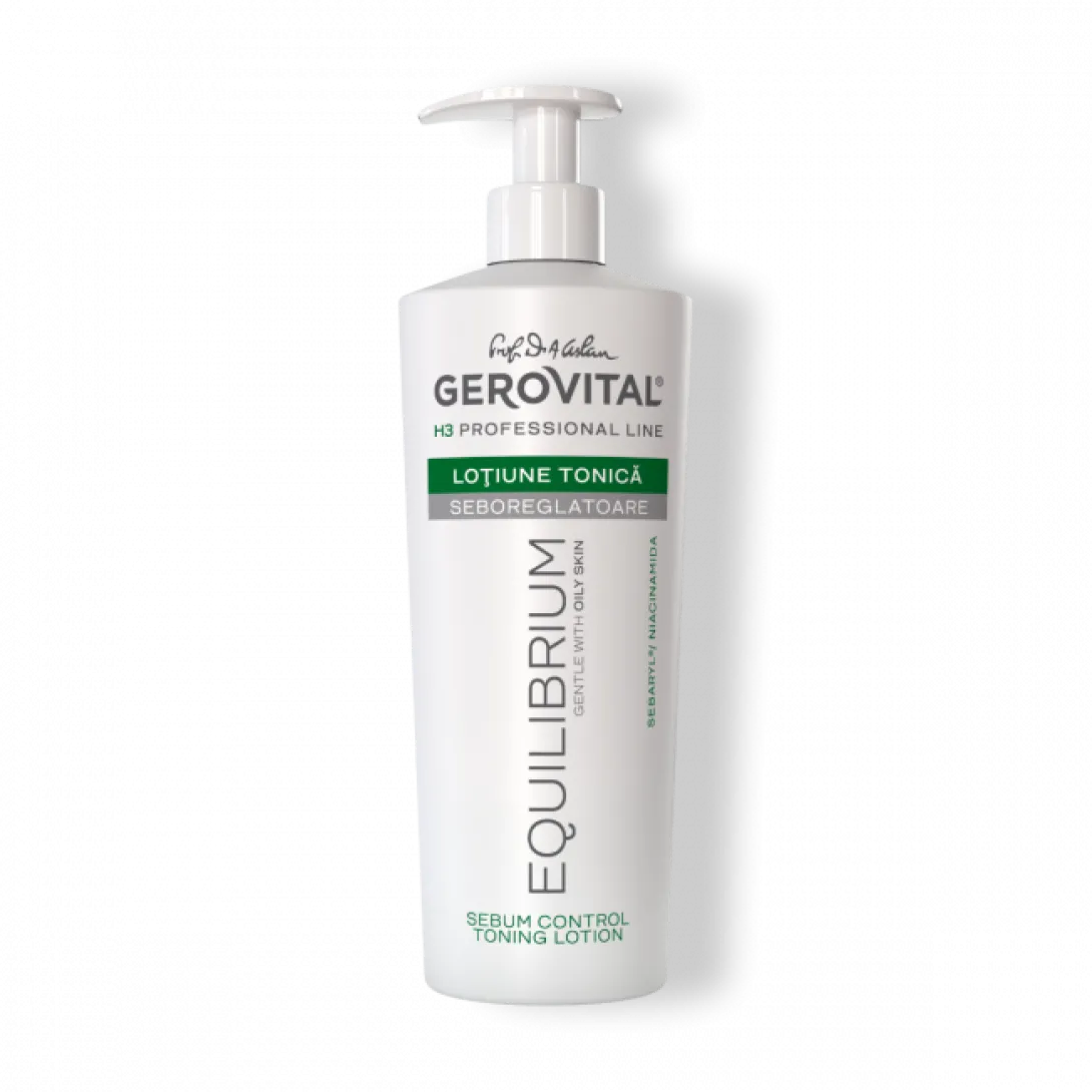Lotiune tonica seboreglatoare Gerovital Equilibrium 500ml
