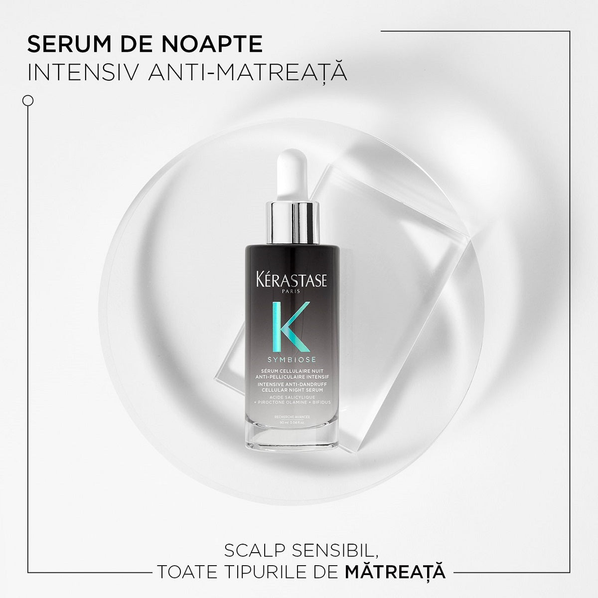 Ser anti-mătreață Kérastase Symbiose Sèrum Nuit Intensif 90ml