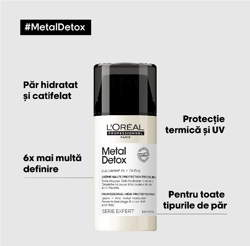 Crema leave-in L’Oréal Professionnel Serie Expert Metal Detox 100ml