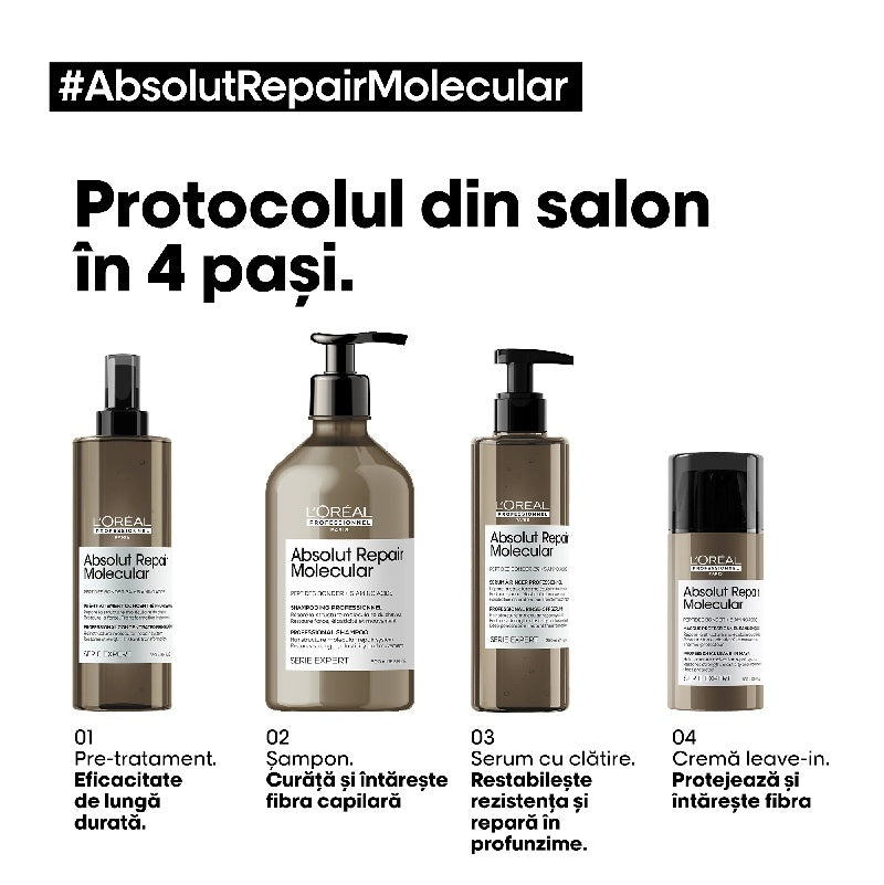 Pre Sampon Tratament L’Oréal Professionnel Absolut Repair Molecular 190ml
