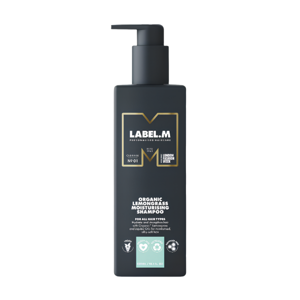 Sampon Organic Label.M Organic Moisturising Lemongrass Shampoo 300ml