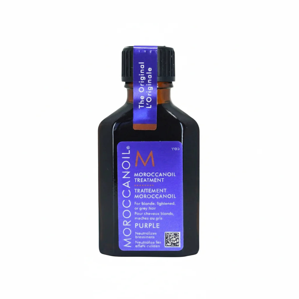 Ulei Argan cu Pigment Violet pentru Par Blond Moroccanoil Purple Oil Treatment 25ml