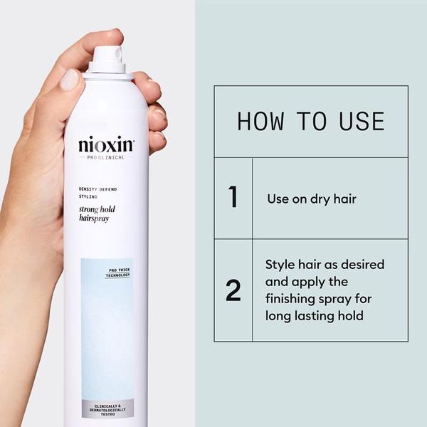 Fixativ Nioxin Density Defend Styling Strong Hold 300ml