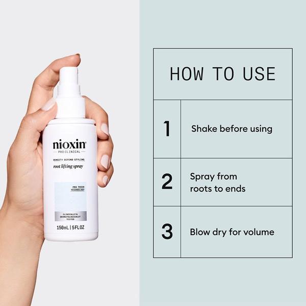Spray pentru volum Nioxin Defend Styling Root Lifting Spray 150ml