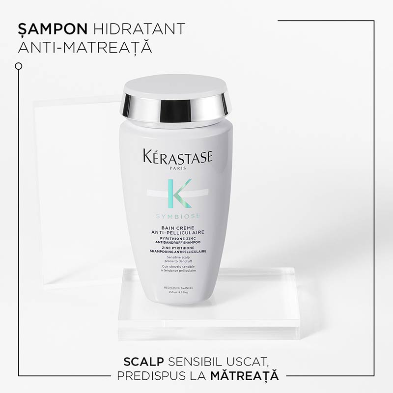 Sampon anti-matreata Kérastase Symbiose Bain Crème intens hidratant 250ml