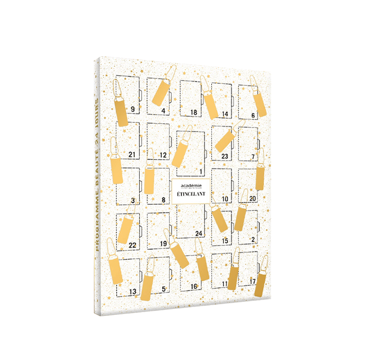 Set fiole pentru revitalizarea tenului Academie Sparkling Advent Calendar 24 x 2ml