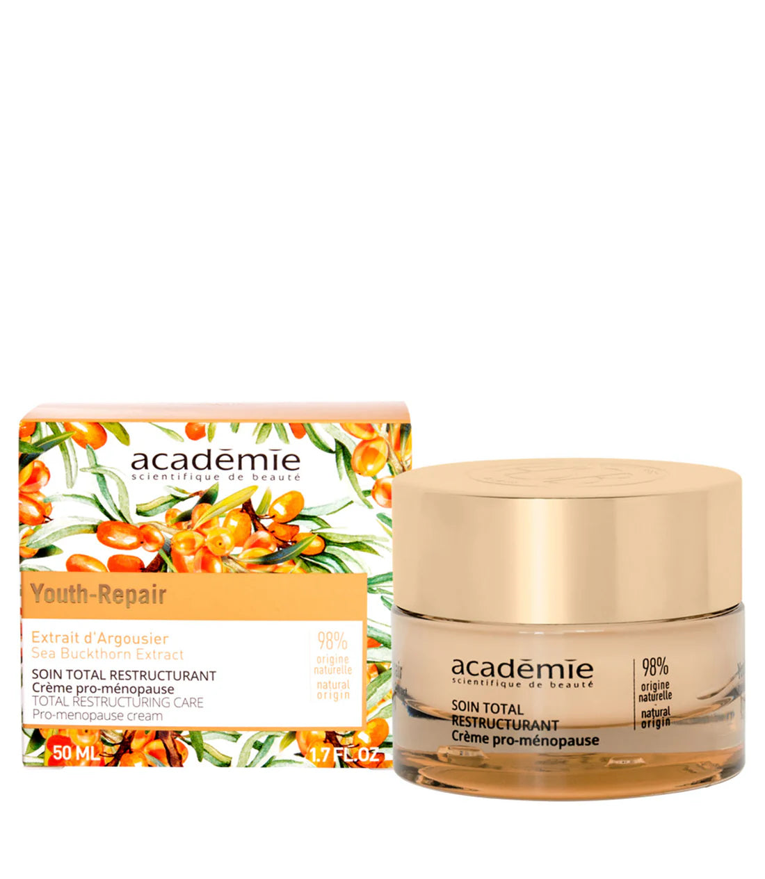 Crema pre si post menopauza Academie Youth Repair Soin Total Restructurant 50ml