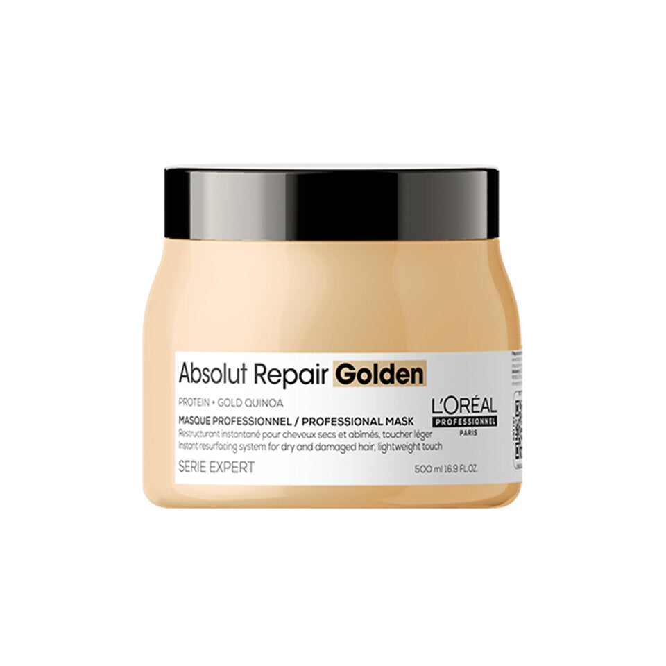 Masca aurie pentru par uscat si deteriorat L’Oréal Professionnel Serie Expert Absolut Repair Gold 500ml