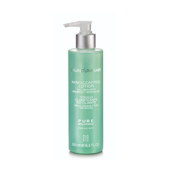 Lotiune Tonica Exfolianta pentru Ten Foarte Gras/Uleios Bruno Vassari Akno-Control Lotion Pure Solution  250ml