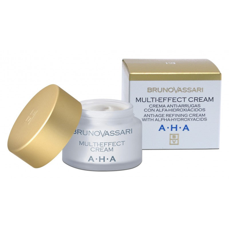 Crema Anti-Rid cu Acizi Alfa Hidroxi Bruno Vassari Aha Multi Effect Cream 50ml