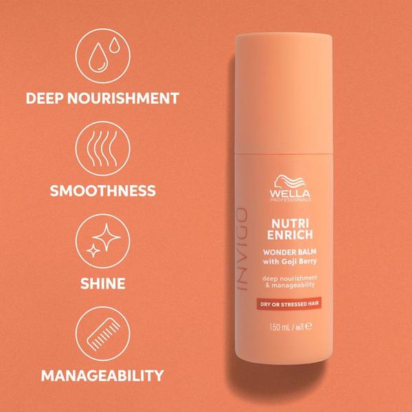 Balsam hidratant fara clatire Wella Invigo Nutri Enrich Wonder Balm 150ml