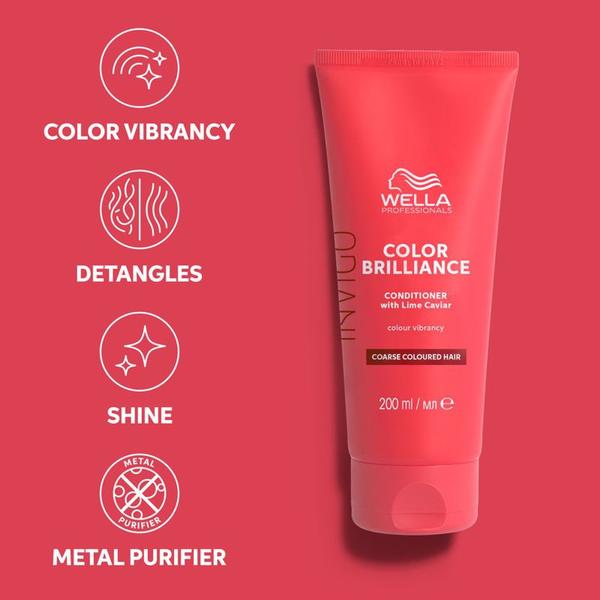 Balsam par aspru vopsit Wella Invigo Brilliance 200ml