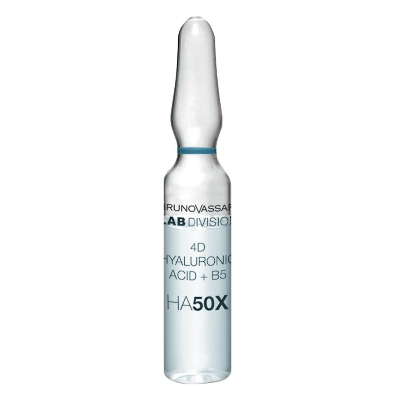 Fiole cu Acid Hialuronic 4D + B5 Bruno Vassari 4D Hyaluronic Acid + B5 6x2ml