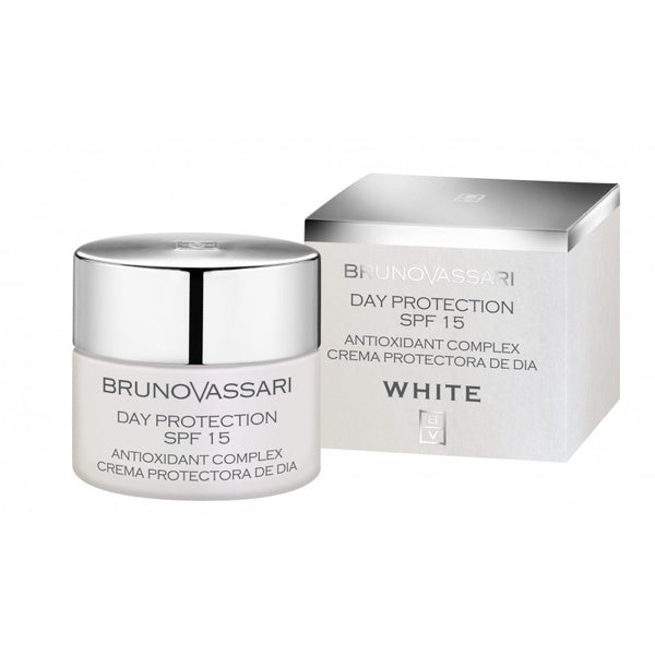 Crema Zilnica cu Protectie Solara pentru Ten cu Probleme Pigmentare Bruno Vassari White Day Protection SPF 15 50ml