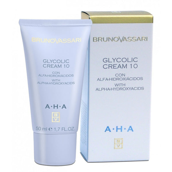 Crema Faciala cu 10% Acid Glicolic Bruno Vassari Aha Glycolic Cream 10% 50ml