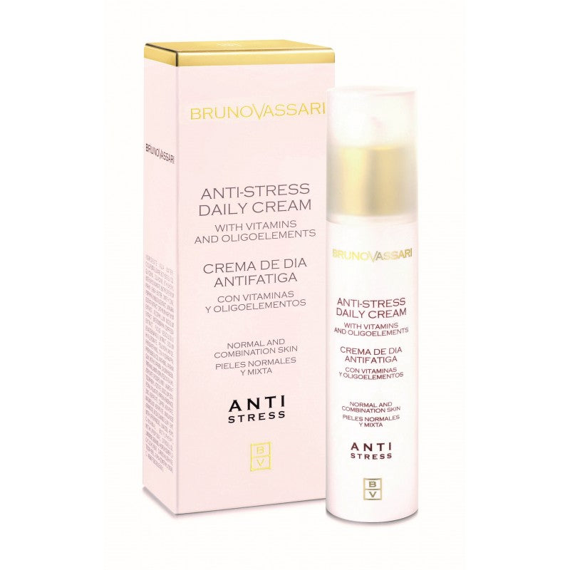 Crema de zi Anti-Oboseala pentru ten normal si mixt Bruno Vassari Anti-Stress Daily Cream 50ml