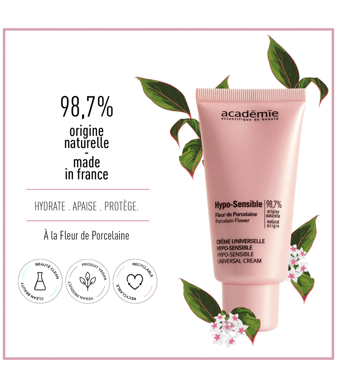 Crema cu efect calmant si hidratant Academie Hypo Sensible Creme Universelle 50ml