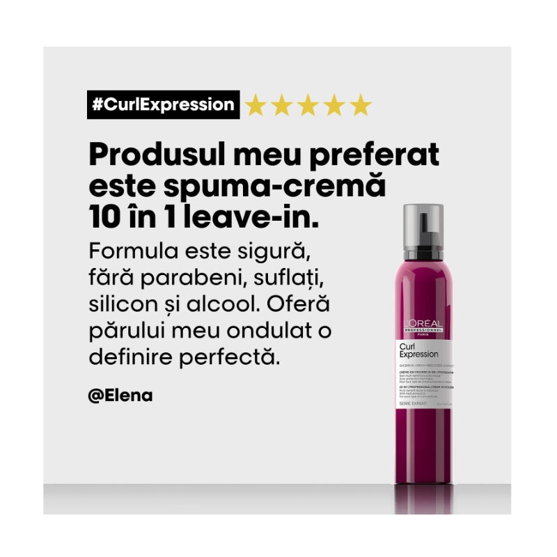 Spuma-Crema L'Oréal Professionnel Serie Expert Curl Expression 235gr