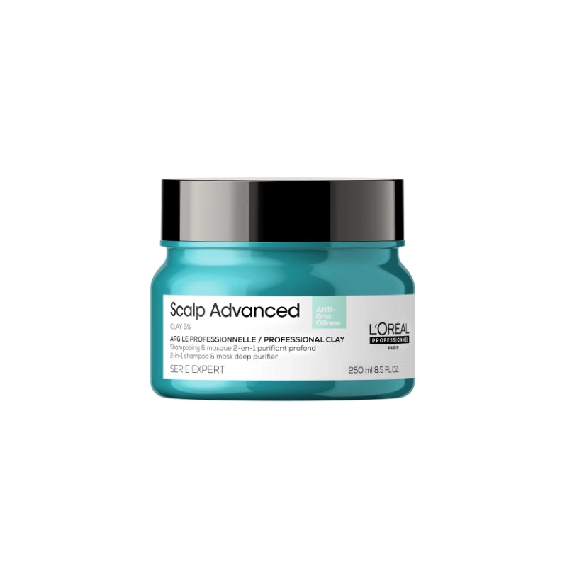 Sampon si Masca 2 in 1 cu argila L'oreal Professionnel Scalp Advanced 250ml