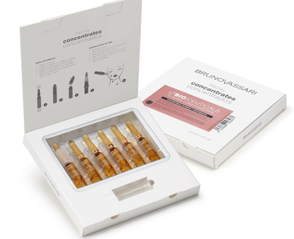 Fiole concentrate Bruno Vassari cu 0,1 RETINAL + DMAE 6*2ML