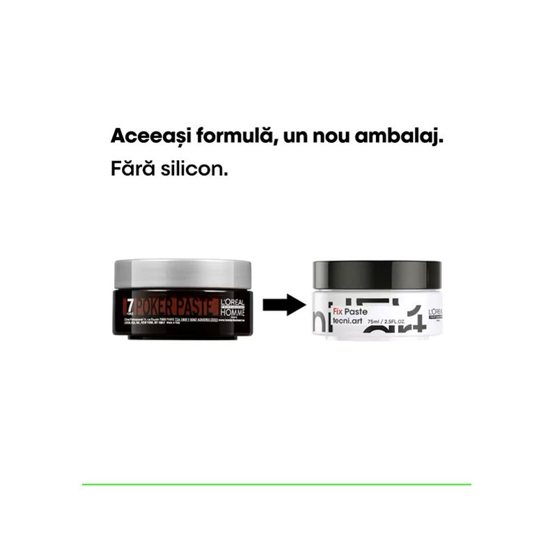 Pasta modelatoare L’Oréal Professionnel Tecni.Art Fix Paste 75ml