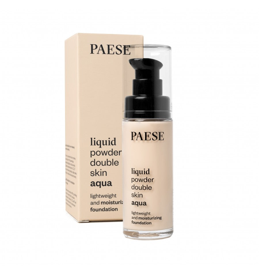Fond de ten lichid hidratant Paese Liquid Powder Double Skin Aqua 30ml
