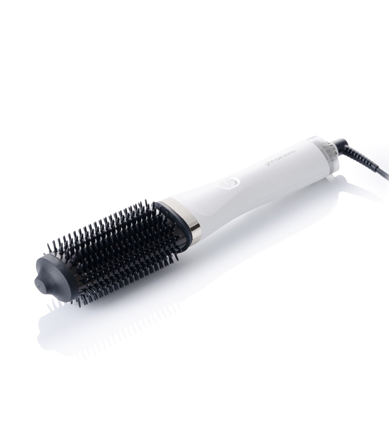 Perie de par electrica profesionala 2-in-1 pentru uscare si coafare GHD Duet Blowdry, Alb