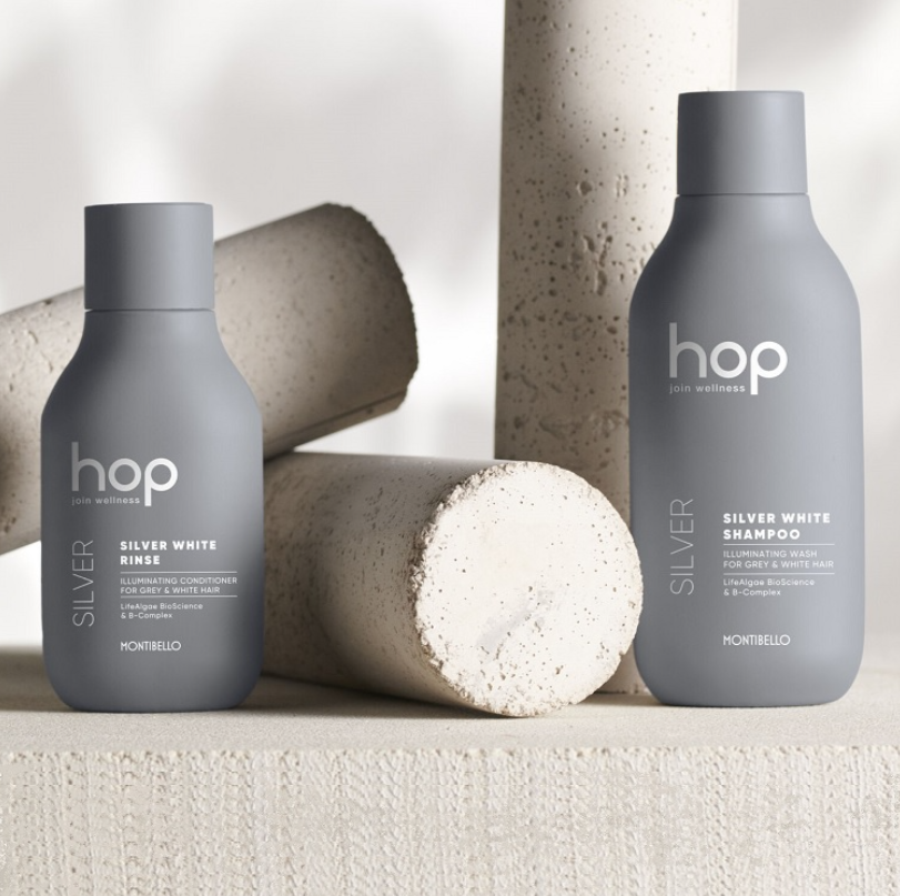 Sampon par gri si alb Hop Silver White Shampoo 300ml