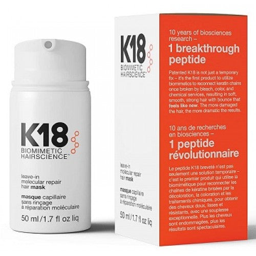 Masca tratament concentrat pentru repararea parului deteriorat K18 Leave In molecular 50ml