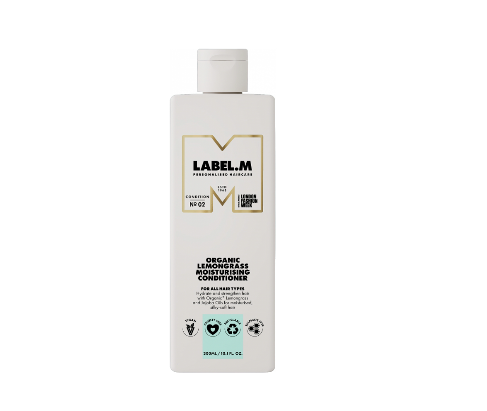 Balsam Organic Label.M Organic Moisturising Lemongrass Conditioner 300ml