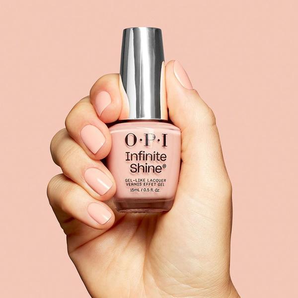 Lac de unghii cu efect de gel OPI Infinite Shine, The New OPIcons Collection, Dulce De Latte, 15 ml