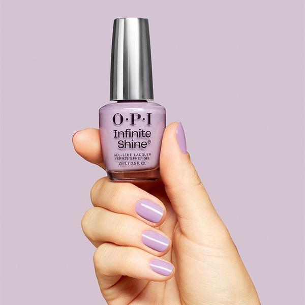 Lac de unghii cu efect de gel OPI Infinite Shine, The New OPIcons Collection, What's Not To Lilac?, 15 ml