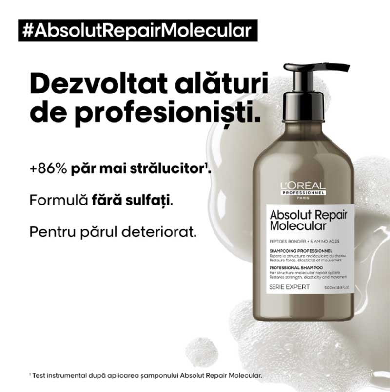 Sampon L’Oréal Professionnel Absolut Repair Molecular 500ml