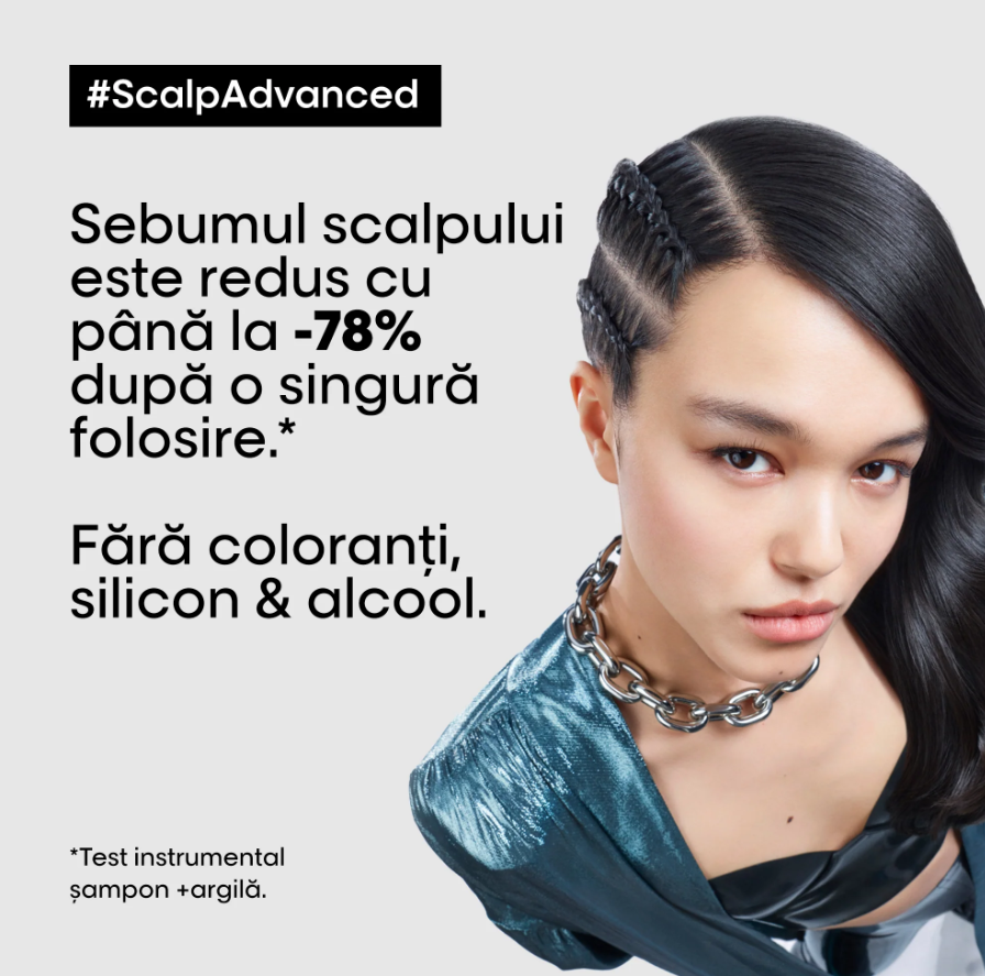 Sampon L'oreal Professionel Scalp Advanced dermo-purificator pentru scalp gras 300 ml