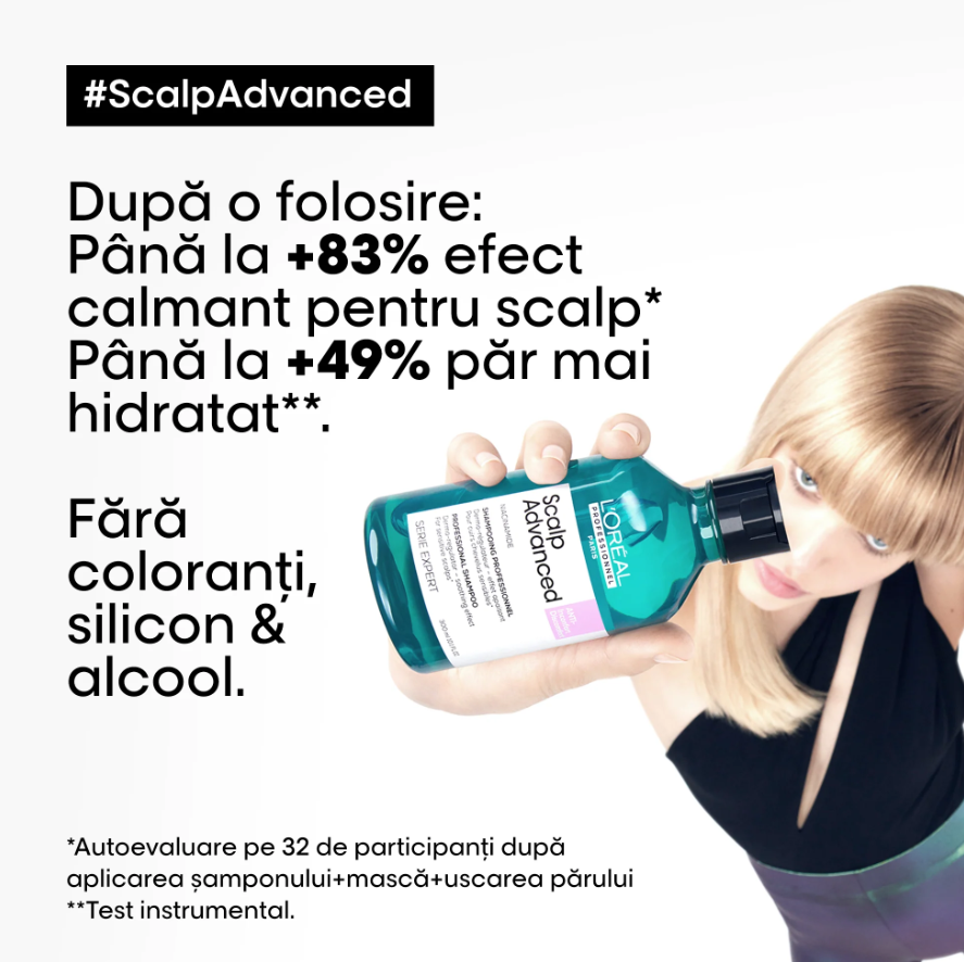 Sampon L'oreal Professionel Scalp Advanced dermo-regulator pentru scalp sensibil 300ml