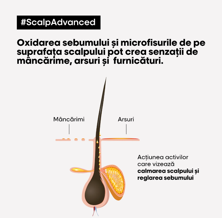 Sampon L'oreal Professionel Scalp Advanced dermo-purificator pentru scalp gras 300 ml