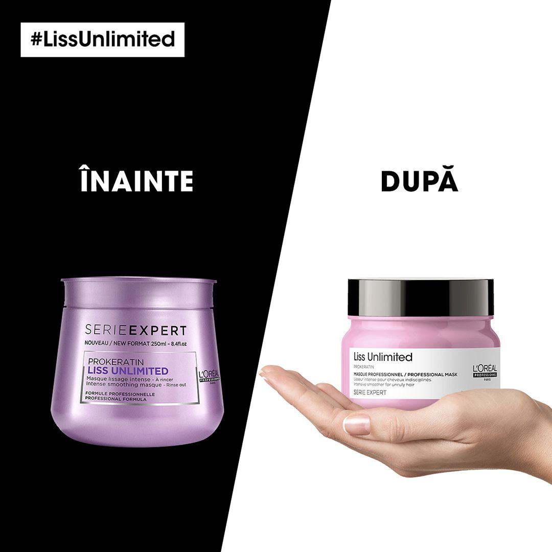 Masca pentru netezire L'Oréal Professionnel Serie Expert Liss Unlimited 250ml