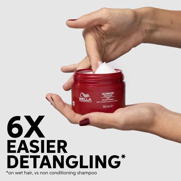 Set par deteriorat Wella Ultimate Repair - Sampon 250ml + Masca 150ml
